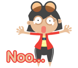 Romy & July - We're just friends.. :) EN sticker #10005179