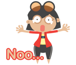 Romy & July - We're just friends.. :) EN sticker #10005179