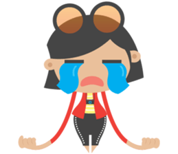 Romy & July - We're just friends.. :) EN sticker #10005180