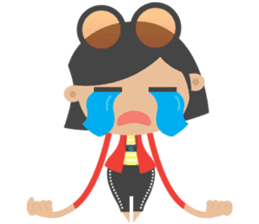 Romy & July - We're just friends.. :) EN sticker #10005180