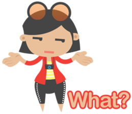 Romy & July - We're just friends.. :) EN sticker #10005181