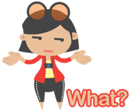 Romy & July - We're just friends.. :) EN sticker #10005181