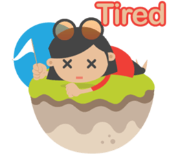 Romy & July - We're just friends.. :) EN sticker #10005182