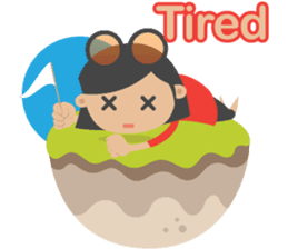 Romy & July - We're just friends.. :) EN sticker #10005182