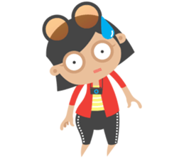 Romy & July - We're just friends.. :) EN sticker #10005183