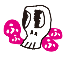 Skull mania sticker #10005384