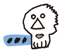 Skull mania sticker #10005396