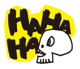 Skull mania sticker #10005397
