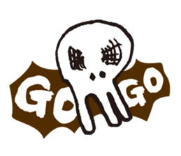 Skull mania sticker #10005402