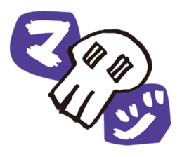 Skull mania sticker #10005406