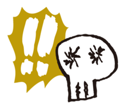 Skull mania sticker #10005407