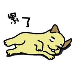 The voice of a smart Taiwan Dog sticker #10005508