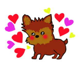 Busakawa dog lovable! Full of dog sticker #10005711