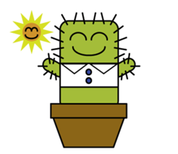 The Cactus Family (English Version) sticker #10006025