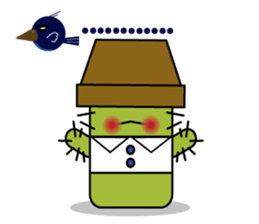 The Cactus Family (English Version) sticker #10006026