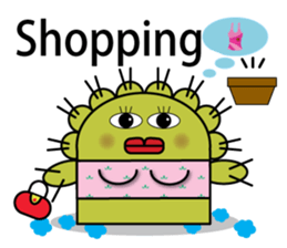 The Cactus Family (English Version) sticker #10006029