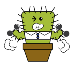 The Cactus Family (English Version) sticker #10006031