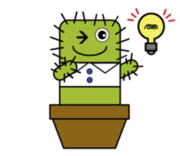 The Cactus Family (English Version) sticker #10006032