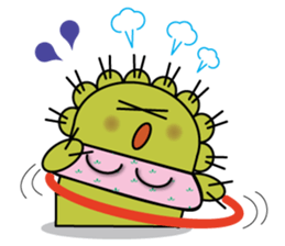 The Cactus Family (English Version) sticker #10006035