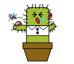 The Cactus Family (English Version) sticker #10006036