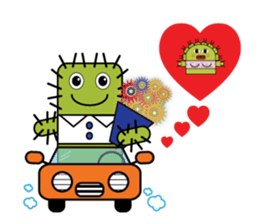 The Cactus Family (English Version) sticker #10006039