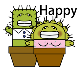 The Cactus Family (English Version) sticker #10006042