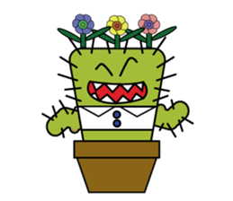 The Cactus Family (English Version) sticker #10006048