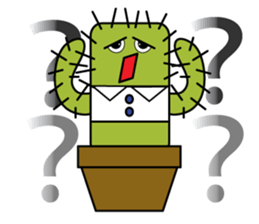 The Cactus Family (English Version) sticker #10006049
