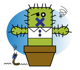 The Cactus Family (English Version) sticker #10006052
