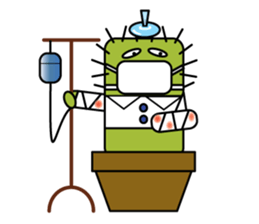 The Cactus Family (English Version) sticker #10006054