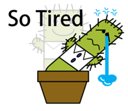 The Cactus Family (English Version) sticker #10006055