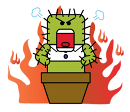 The Cactus Family (English Version) sticker #10006056