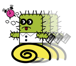 The Cactus Family (English Version) sticker #10006057