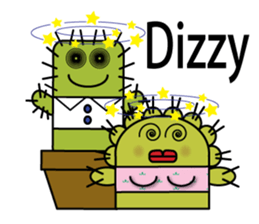 The Cactus Family (English Version) sticker #10006060