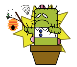 The Cactus Family (English Version) sticker #10006062