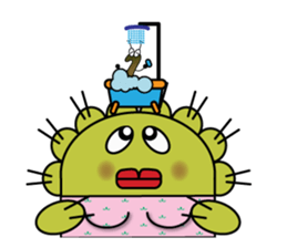 The Cactus Family (English Version) sticker #10006063