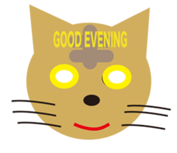 MANY CUTE JAPANESE CATS sticker #10006486