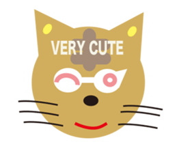 MANY CUTE JAPANESE CATS sticker #10006489