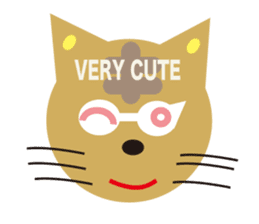 MANY CUTE JAPANESE CATS sticker #10006489