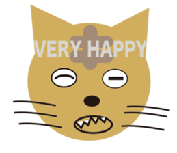 MANY CUTE JAPANESE CATS sticker #10006490