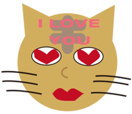 MANY CUTE JAPANESE CATS sticker #10006515