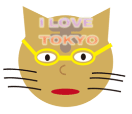 MANY CUTE JAPANESE CATS sticker #10006519