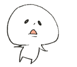 Persons' white 1 sticker #10007109