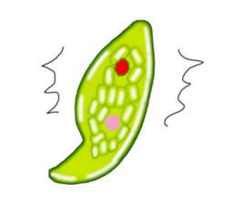 Manga Euglena sticker #10007281