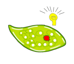 Manga Euglena sticker #10007285