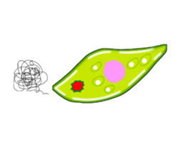 Manga Euglena sticker #10007303