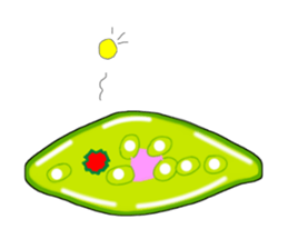 Manga Euglena sticker #10007311