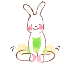 March Rabbit *Ballet Class sticker #10007336