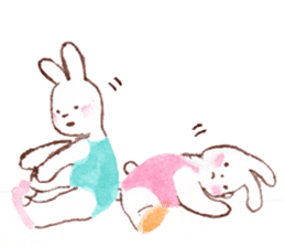 March Rabbit *Ballet Class sticker #10007337