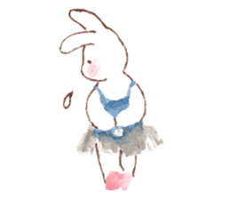 March Rabbit *Ballet Class sticker #10007343